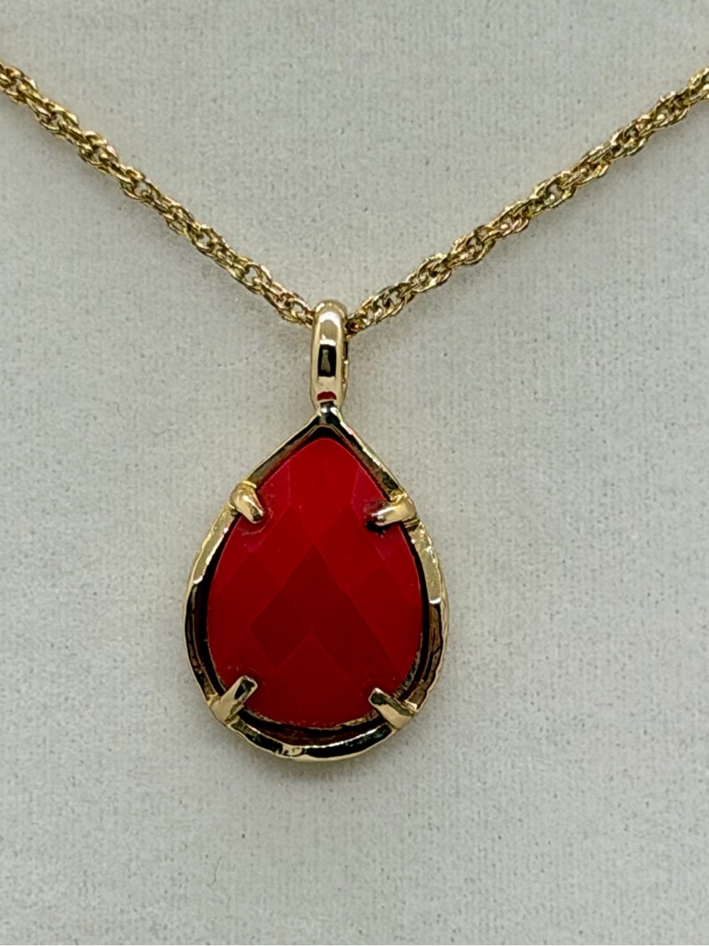 Kendra Scott Ruby Red Quartz Kiri